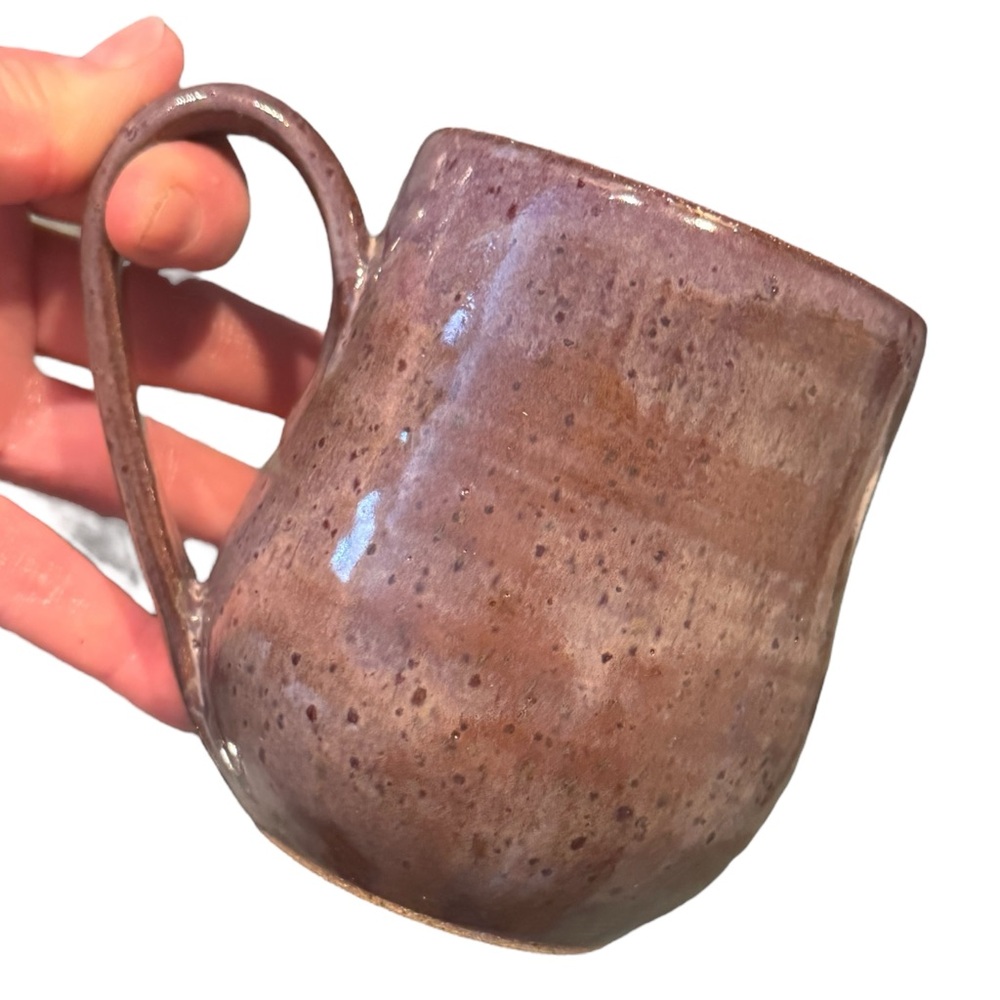Handcrafted Plum Purple Pottery Ceramic Mug coffee tea